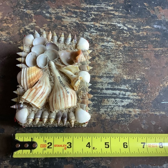 Vintage Manzanillo Mexico Souvenir Shell Box - Picture 8 of 9